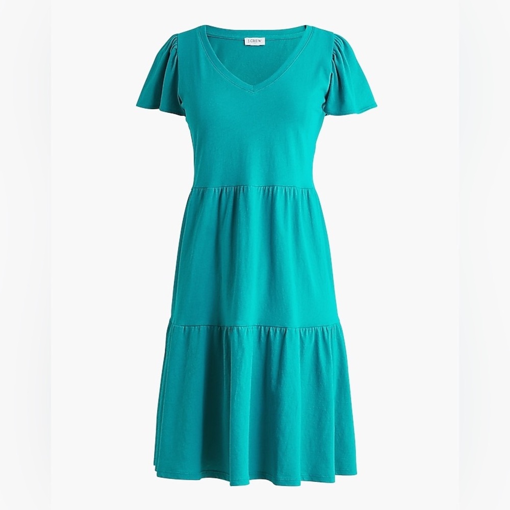 NWT J CREW Tiered knit mini dress